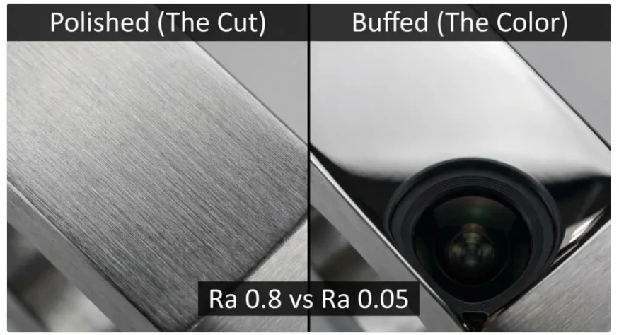 polishing vs buffing directional lines comparison polishing vs buffing directional lines comparison