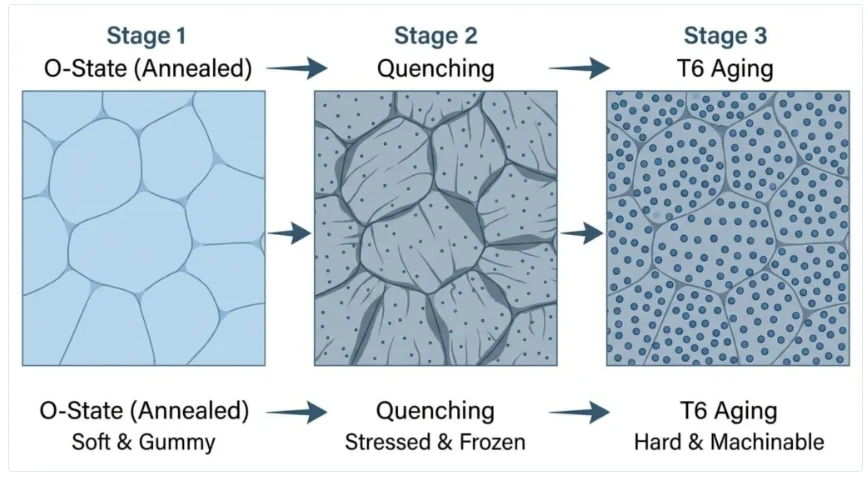 aluminum t6 vs o temper microstructure aluminum t6 vs o temper microstructure