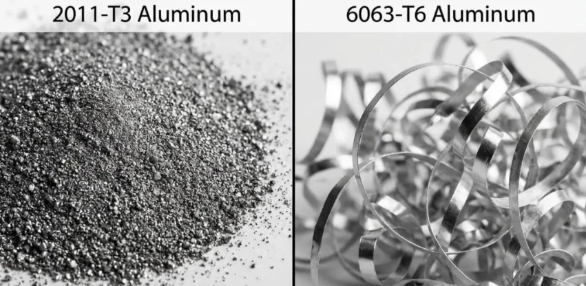2011 t3 vs 6063 machining chips 2011 t3 vs 6063 machining chips