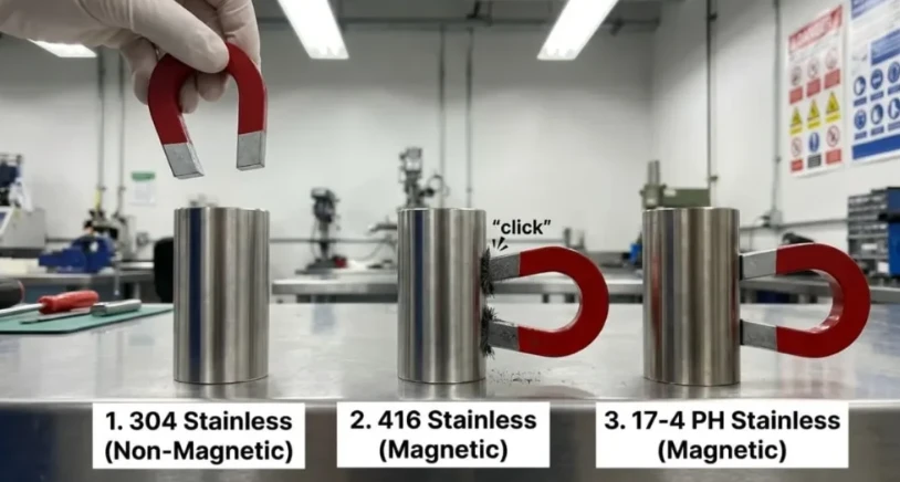 magnetism test stainless steel cylinders magnetism test stainless steel cylinders