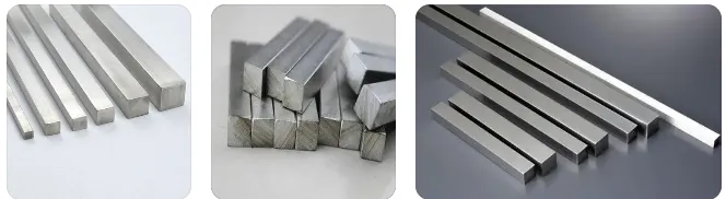 Thermally conductive titanium alloy square rods Thermally conductive titanium alloy square rods